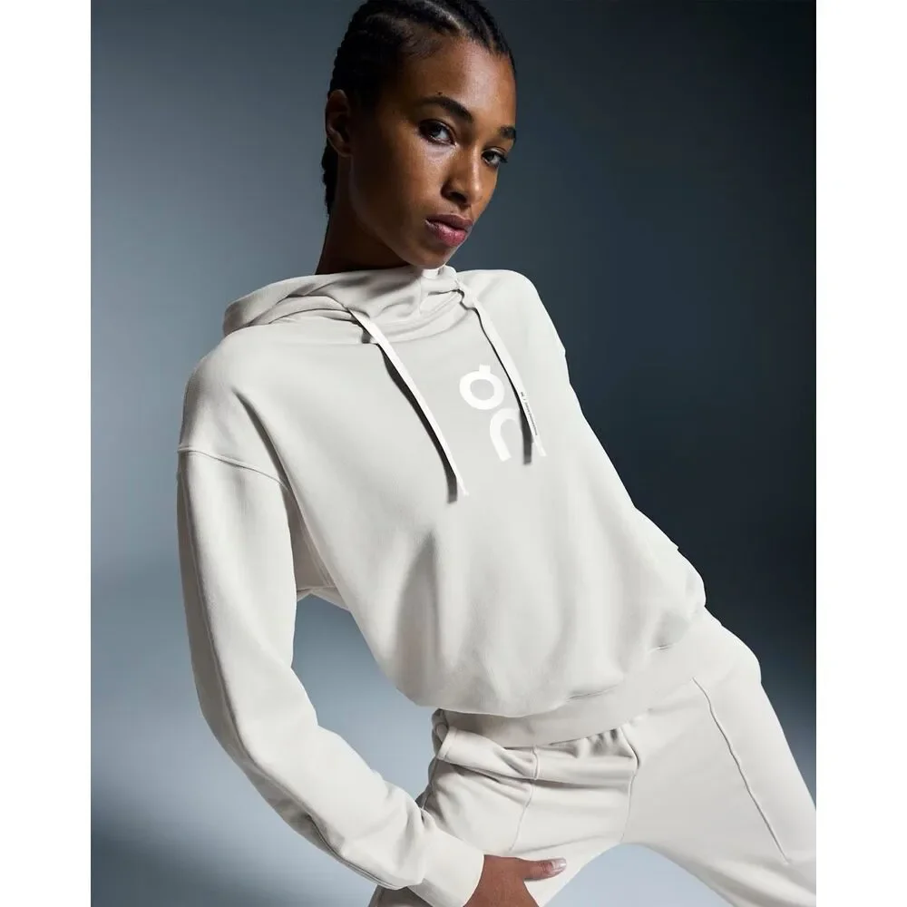 On Cloud Relaxed Pullover Cold Climate Club Hoodie Silver Small_5